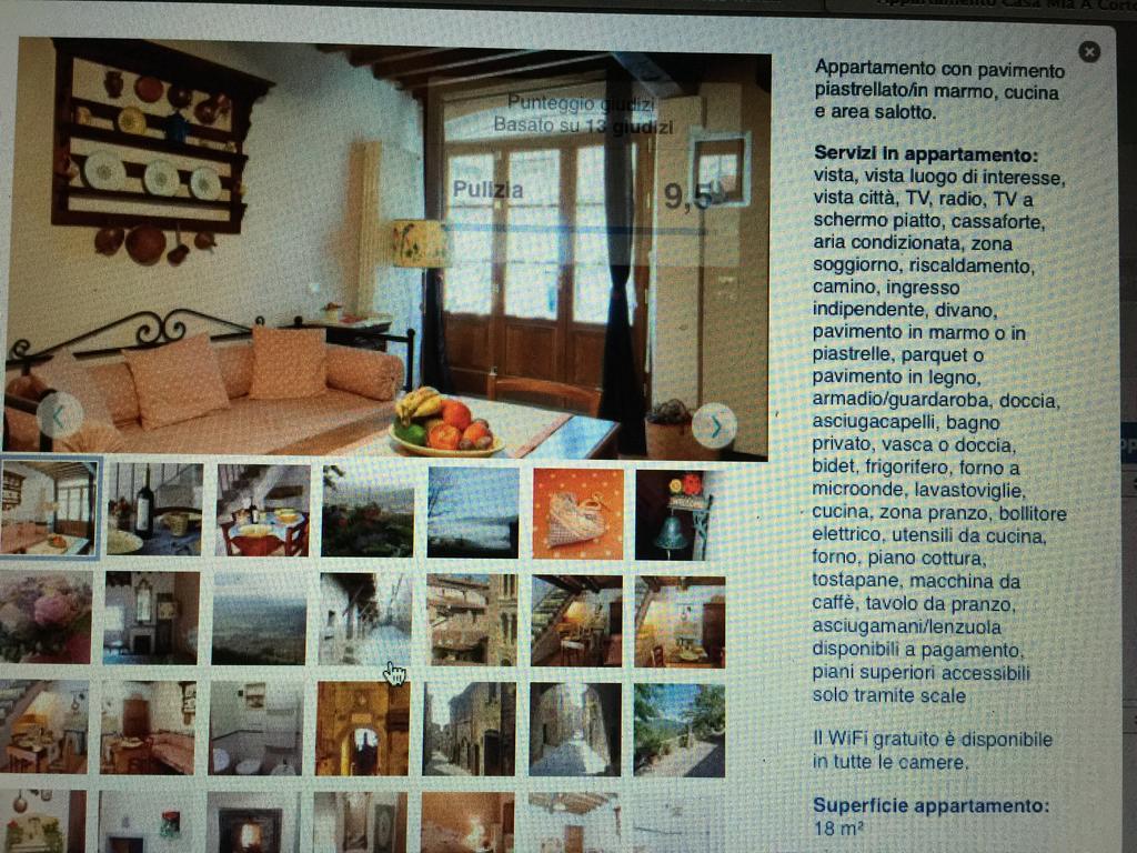 Casa Mia A Cortona Διαμέρισμα Δωμάτιο φωτογραφία